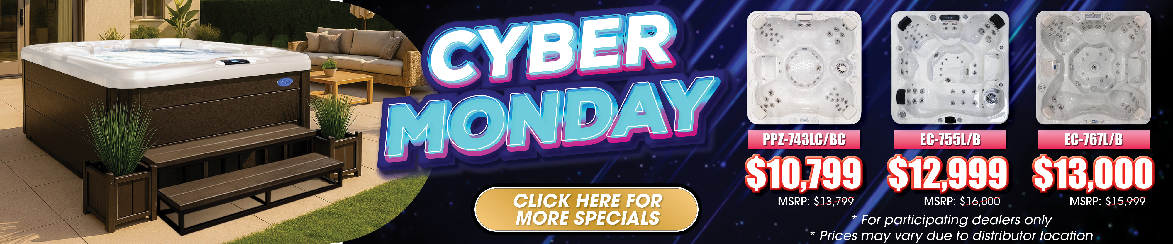 Calspas hot tub being used in a family setting - West Field